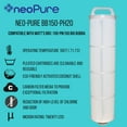 thumbnail image 2 of Neo-Pure Big Bubba 20-Stage Pleated Filter Cartridge for Watts BBC-150-P20 and BBH-150 (4 Pack), 2 of 7