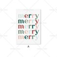 thumbnail image 1 of Pintura en lienzo para decoración navideña, imagen impresa con citas de feliz día festivo, póster de fiesta de Feliz Navidad, arte de pared para habitación, 1 of 4