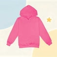 thumbnail image 2 of Busydd Boys Hoodies 1-15 Years Comfortable Solid Color Hooded Sweatshirt Casual Long Sleeve Pullover Hoodie 1-2 Years, 2 of 5