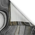 thumbnail image 3 of Ambesonne Marble Print Kitchen Curtains, Abstract Watercolor, 55"x36", Dark Grey and Mustard, 3 of 3