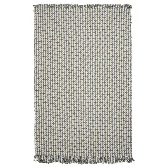 7' x 9' Wool Ivory or Grey Area Rug