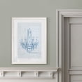 thumbnail image 4 of Chandelier Draft IV - Barnwood Framed Print - 18 x 24 - White, 4 of 4