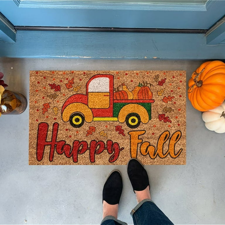 Fall Hello Fall Custom Doormat, Autumn Decoration Outdoor, Fall Doorma -  Wander Prints™