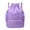 Purple, variant on Drawstring Backpack Basketball Lightweight Waterproof with Shoes Compartment
