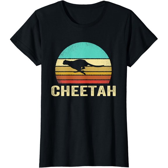 Vintage Cheetah Shirt Sunset