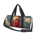 thumbnail image 1 of Balery Rusty Rocket Launch Bolsa de Gimnasio para Mujeres y Hombres, Bolsa de Viaje Impermeable, Bolsa de Fin de Semana con Compartimento para Zapatos y Bolsillo Húmedo, 1 of 6