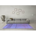 thumbnail image 3 of Ahgly Company Indoor Square Abstract Blue Modern Area Rugs, 8' Square, 3 of 4