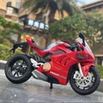 thumbnail image 2 of 1/12 Ducati Panigale V4S Racing Cross-country Motorcycle Model Simulation Alloy Toy Street Motorcycle Model Christmas Kids Gift Black-boxed, 2 of 5