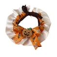 thumbnail image 3 of Disfraz de calabaza para Halloween para mascotas, accesorio decorativo para Halloween, babero para mascotas pequeñas, medianas, niñas, niños, gatos y Naranja S, 3 of 8