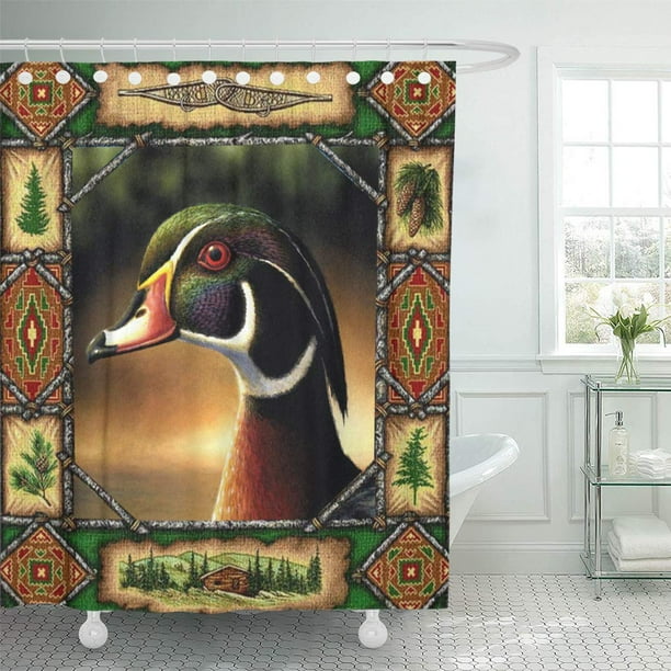 CYNLON Travel Cabin Lodge Bird Duck Retreat Fishing Hunting Country