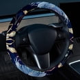 thumbnail image 2 of Christmas Snowflakes 14.5 Inch Printing PVC Leather Auto Accessories Car Steering Wheel Cover, 2 of 6