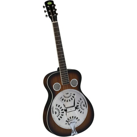 Regal RD-30T Studio Series Roundneck Resophonic Guitar, Sunburst