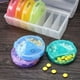 thumbnail image 4 of Organizador de pastillas de 21 rejillas, para poner pastillero semanal, caja de medicamentos organizada, mediodía y noche, estuche grande para medicamentos de viaje de 7 días para vitaminas, 4 of 4