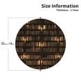 thumbnail image 3 of Disketp Bookshelves Funny Coasters,6 Pcs Leather Coasters With Holder, Perfect Housewarming Hostess Gifts,Protect Furniture From Water Marks Scratch And Damage, 3 of 9