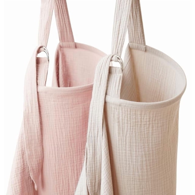 Coreeky 2 Paquetes de Cobertores de Lactancia Muselina 100% Algodón Rosa
