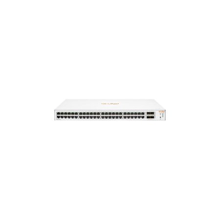 UPC: 0190017519777 | Aruba Instant On 1830 48G 4SFP Switch – 48 Ports – Manageable – Gigabit Ethernet – 10/100/1000Base-T  100/1000Base-X – 2 Layer Supported – Modular – 4 SFP Slots – 40.20 W Power Consumption – Twiste…
