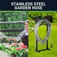 thumbnail image 6 of 3/4 Heavy Duty Stainless Steel Metal Garden Hose - Ultra Flexible, Lightweight, Tangle-Free, Puncture Proof - Perfect for Yard, Outdoor Irrigation Needs, 6 of 16