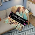 thumbnail image 4 of Custom Best Friends Blanket for Women Personalized Blanket with Photos Text Customized 10 Picture Collages Throw Blanket for Family Adult Kids Couple Birthday Christmas Memorial Gift Blankets, 4 of 5