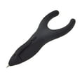 thumbnail image 2 of PenAgain Ergo-Sof Retractable Ballpoint Pen, Black, Black Ink, Pack of 6, 2 of 2