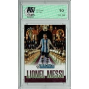 Lionel Messi 2023 Leaf Reimagined #RIB-8 Trophy Room 1 of 809 SP Card PGI 10