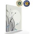 thumbnail image 2 of Abstract Canvas Wall Art for Bedroom Bathroom Dragonfly Silhouette Picture Print Painting,Framed Artwork for Living Room,Office 12" Wx18 L, 2 of 6