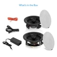 thumbnail image 4 of Pyle PDICBT87 - Dual 8.0’’ Bluetooth Ceiling / Wall Speaker Kit, (2) Flush Mount 2-Way Speakers, 400 Watt, 4 of 7