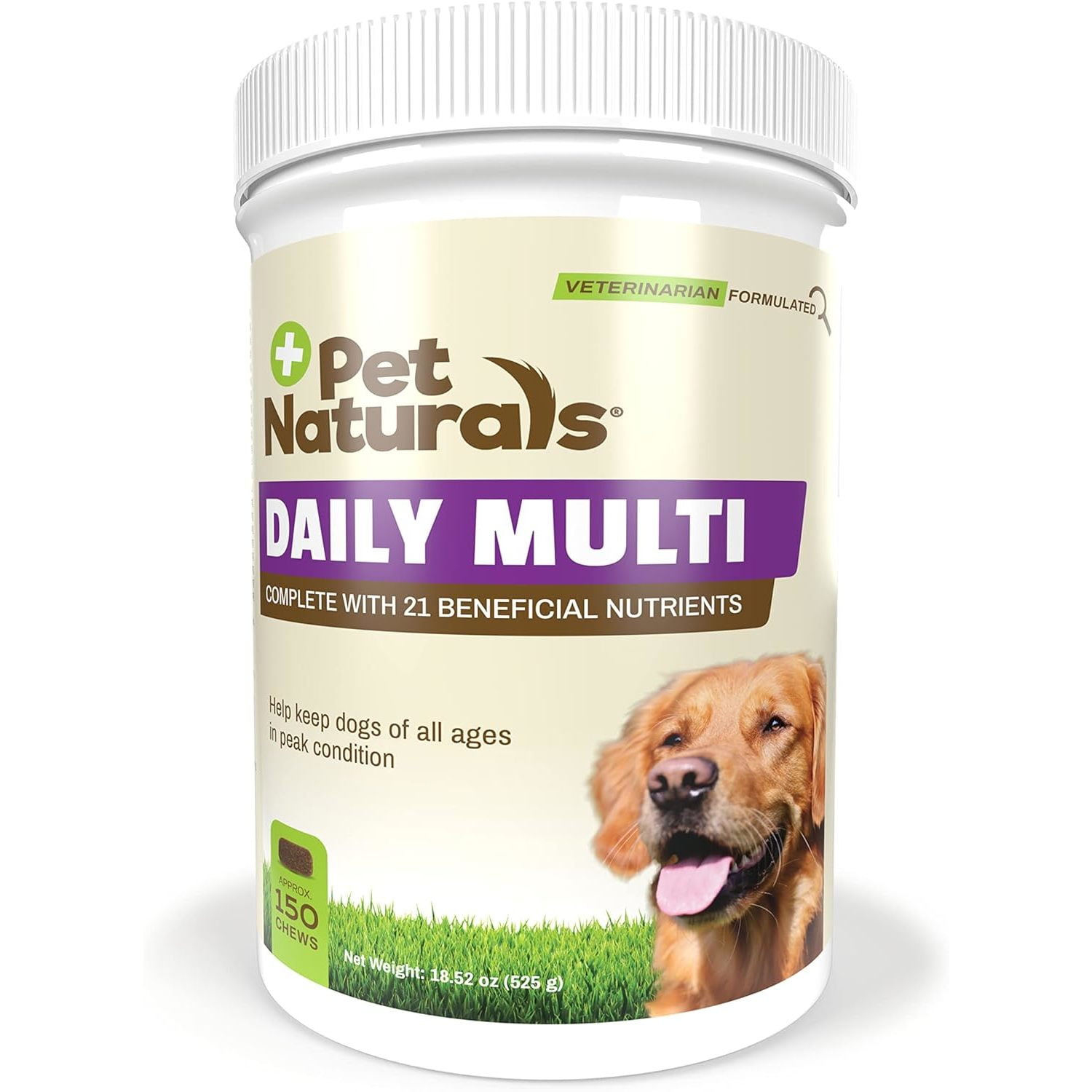 Pet Naturals Daily Multi Chews for Dogs, Veggie, 150 Count