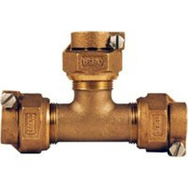 4341822,WATER SERVICE FITTINGS,PACK JOINT TEE,COPPER NO LEAD,,IPS In=3/