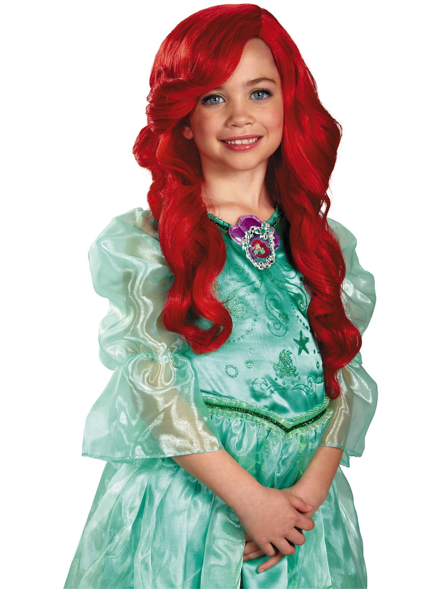 Alert Periodiek logboek The Little Mermaid Ariel Child Wig Halloween Accessory - Walmart.com