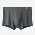 thumbnail image 2 of Jalioing Big and Tall Underwear for Men Solid Color Short Leg Underpants Breathable Stretchy Boxer Briefs Trunks, 2 of 3