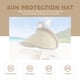 thumbnail image 4 of Sombrero de visera de verano con visera vacía para dama, gorra de paja de ala ancha para el sol, 4 of 5