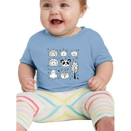 

Kiddie Animals Drawing T-Shirt Infant -Image by Shutterstock 24 Months