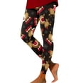 thumbnail image 1 of Gibobby Leggings de Navidad para mujer Leggings deportivos estampados navideños de moda informal para mujer Leggings de yoga informales(Caqui,CH), 1 of 5