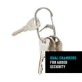 thumbnail image 4 of Nite Ize G-Series Dual Chamber Carabiner - Stainless - Size 2 - 5 Count (5 Pack), 4 of 8