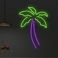 thumbnail image 2 of Handmadetneonsign Custom Palm Tree Led Sign, Palm Tree Neon Sign, Summer Led Light, Tropical Neon, 2 of 5