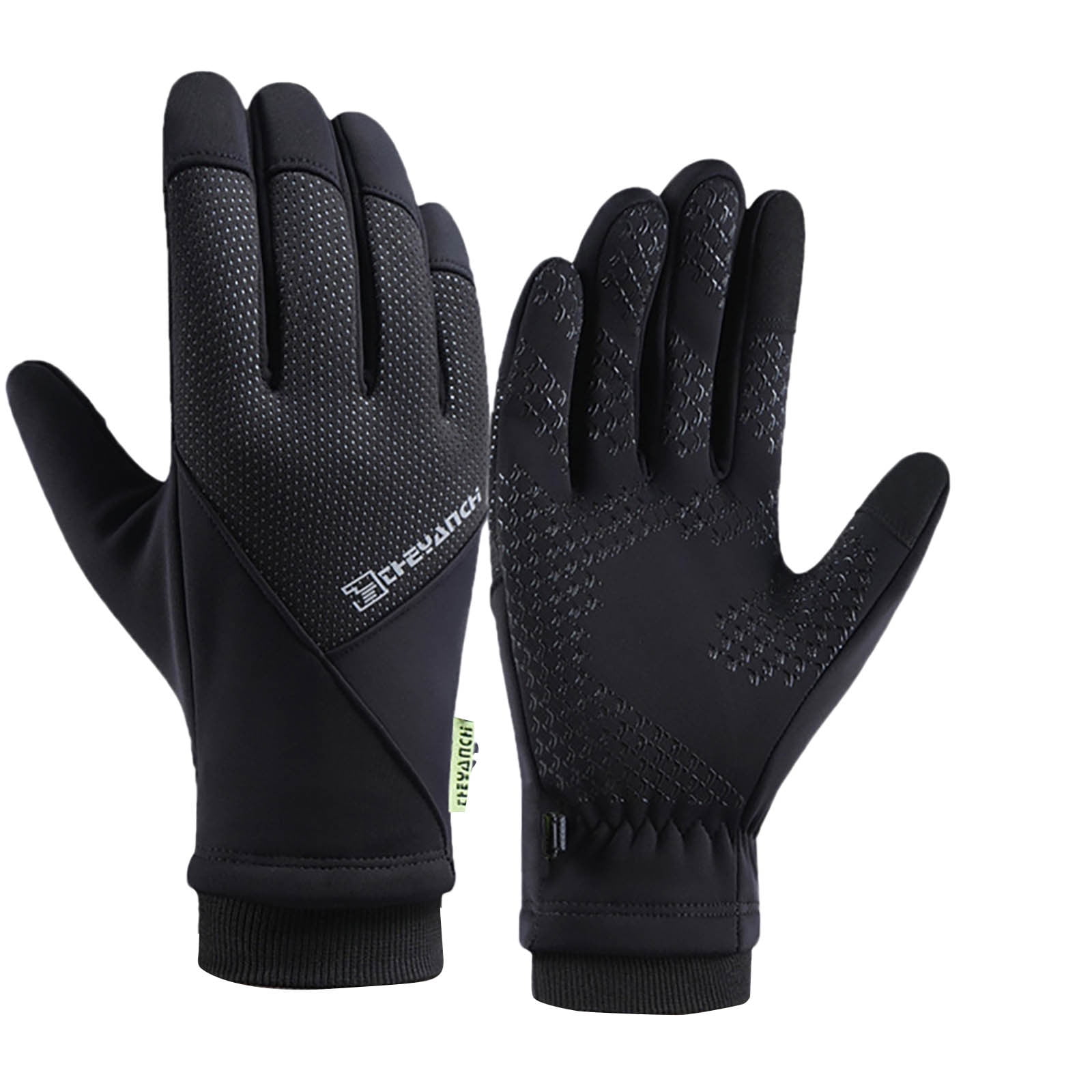 Jsaierl Warm Winter Ski Gloves for Women Men Thermal Anti-Slip