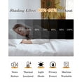 thumbnail image 5 of Sunflowers Blackout Curtains 84 Inches Long for Bedroom, Vintage Yellow Floral Farm Butterfly Thermal Insulated Room Darkening Black Out Window Curtain Panels Grommet Drapes for Living Room, 5 of 8