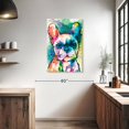 thumbnail image 3 of Elephant Stock French Bulldog Paint Splash Wall Art - Vertical Canvas Wall Art - Living Room Wall Decor - Animal Canvas - Beige And Brown Decor - 24" x 36", 3 of 8