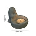 2packs Candles & Holders,Resin Specter Candle Holder Tealight Holder