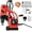 580RPM, variant on Yesurprise Magnetic Drill Press 1550W 500RPM Portable Mag Drill Press 10-Speed Core Drilling Machine for Metal Working3Pcs Drill BitsRed