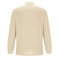 thumbnail image 4 of pstuiky camisa de manga larga para hombre, Camiseta deportiva informal de manga larga con botones y cuello en V para hombre salir tops m, 4 of 6