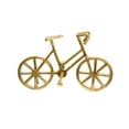 thumbnail image 4 of Sagebrook Home 9" Metal Bicycle Decor, Gold, 4 of 5
