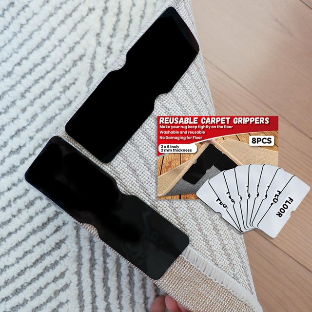 Almohadillas antideslizantes reutilizables Sinsop de Carpet Grippers para suelos