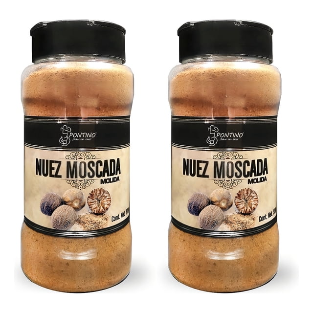 Pontino Nuez Moscada Molida 300 Gramos 2 Piezas