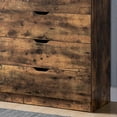 thumbnail image 3 of Semiocthome Modern Dresser with 5 Drawers Storage Cabinet Chest of Drawers for Bedroom, Wood Grain, 3 of 5