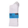 thumbnail image 2 of On the Go Men's Crew Socks (6 Pair Pack, White with Light Grey Sole), 2 of 2