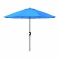 Pure Garden 9ft Patio Umbrella, Brilliant Blue