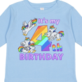 thumbnail image 4 of Inktastic It's My 4th Birthday Unicorn Boys or Girls Long Sleeve Toddler T-Shirt, 4 of 5