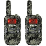 Retevis RT33 Kids Walkie Talkies with Flashlight 22CH 2 Way Radios for Boys and Girls(1 Pair, Camouflage)