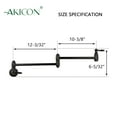 thumbnail image 3 of Akicon Pot Filler Kitchen Faucet Wall-Mounted - Matte Black, 3 of 5
